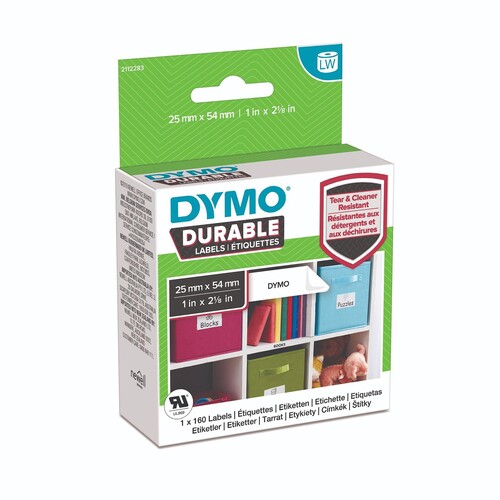 LabelWriter-Adress-Etiketten High Performance 25x54mm weiß Dymo 2112283 (PACK=160 ETIKETTEN) Produktbild