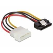 Delock Netzteil - SATA-Stromstecker (M) zu interne Stromversorgung, 4-polig (M) Produktbild