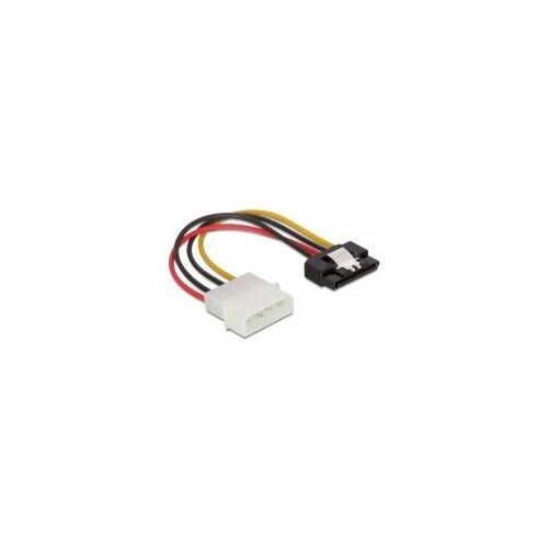 Delock Netzteil - SATA-Stromstecker (M) zu interne Stromversorgung, 4-polig (M) Produktbild Front View L