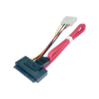 Lindy SATA-Kabel - interne Stromversorgung, 4-polig, SATA zu SATA Combo (W) Produktbild Additional View 2 S