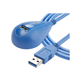 StarTech.com 1,5m SuperSpeed USB 3.0 Verlängerungskabel / Dockingkabel - Blau - Stecker / Buchse - U Produktbild