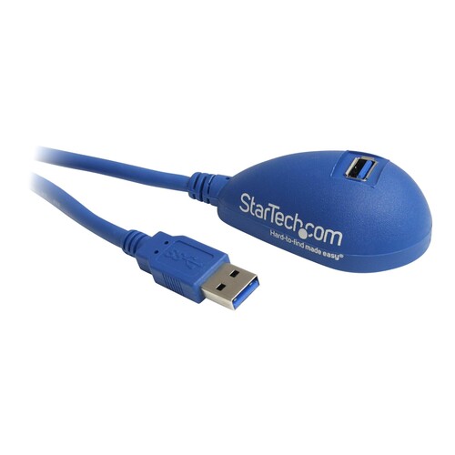 StarTech.com 1,5m SuperSpeed USB 3.0 Verlängerungskabel / Dockingkabel - Blau - Stecker / Buchse - U Produktbild Additional View 1 L