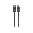 Manhattan DisplayPort 1.1 Cable, 1080p@60Hz, 2m, Male to Male, With Latches, Fully Shielded, Black, Produktbild Additional View 2 S
