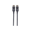 Manhattan DisplayPort 1.2 Cable, 4K@60hz, 1m, Male to Male, With Latches, Fully Shielded, Black, Lif Produktbild Additional View 2 S