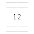 Folien-Etiketten Laser+Kopier 97,0x42,3mm A4 wetterfest+alterungs- beständig weiß ablösbar Herma 4574 (PACK=240 STÜCK) Produktbild Additional View 2 S
