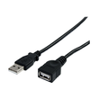 StarTech.com 10 ft Black USB 2.0 Extension Cable A to A - 10ft USB 2.0 Extension Cable - 10ft USB ma Produktbild Additional View 1 S