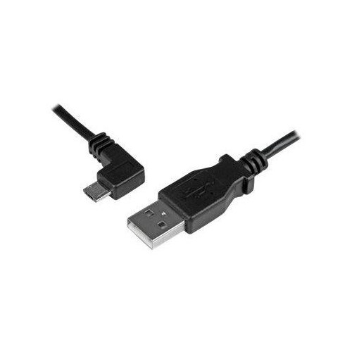 StarTech.com Micro USB Lade/Sync-Kabel - St/St - Micro USB linksgewinkelt - 1m - USB auf Micro USB L Produktbild