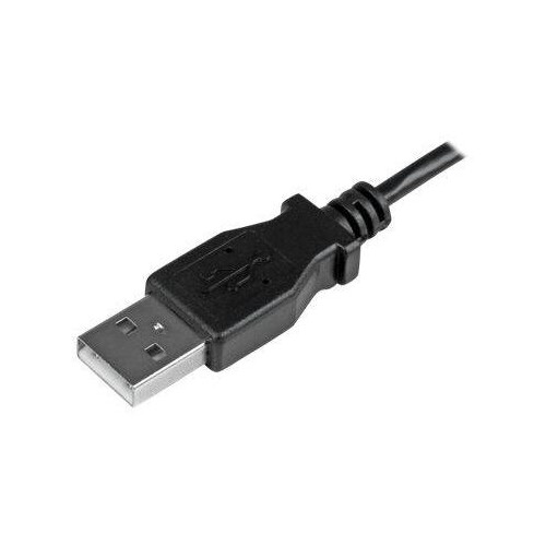 StarTech.com Micro USB Lade/Sync-Kabel - St/St - Micro USB linksgewinkelt - 1m - USB auf Micro USB L Produktbild Additional View 2 L