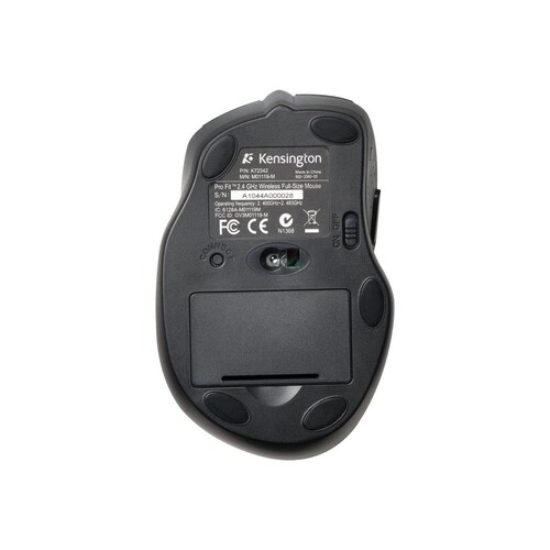 Kensington Pro Fit Full-Size - Maus - Für Rechtshänder - optisch - 6 Tasten - kabellos - 2.4 GHz - k Produktbild Additional View 2 L