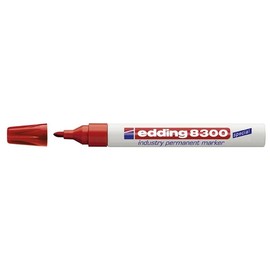 Industry Permanentmarker 8300 1,5-3mm Rundspitze rot Edding 4-8300002 Produktbild