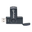 Manhattan USB-A Mini Multi-Card Reader/Writer, 5 Gbps (USB 3.2 Gen1 aka USB 3.0) Produktbild Additional View 3 S