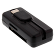 InLine OTG Card Reader Dual Flex - für SD+microSD - mit USB Buchse+2 Kartenslots Produktbild Additional View 1 S