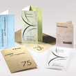 Faltkarten Inkjet+Laser+Kopier DIN lang 185g Edelkarton Marmor grau Excitement Sigel DC114 (PACK=25 STÜCK) Produktbild Additional View 3 S