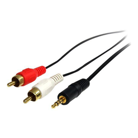 StarTech.com MU6MMRCA Audio Cinch Kabel (1,8m Stereo Audiokabel - 3,5mm Stecker auf 2x Cinch Stecker Produktbild