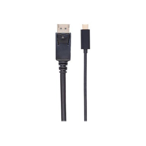 Manhattan USB-C to DisplayPort Cable, 4K@60Hz, 2m, Male to Male, Black, Three Year Warranty, Polybag Produktbild Additional View 1 L