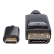 Manhattan USB-C to DisplayPort Cable, 4K@60Hz, 2m, Male to Male, Black, Three Year Warranty, Polybag Produktbild Additional View 3 S