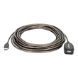 Manhattan USB-A to USB-A Extension Cable, 10m, Male to Female, Active, 480 Mbps (USB 2.0) Produktbild Additional View 2 S