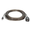Manhattan USB-A to USB-A Extension Cable, 10m, Male to Female, Active, 480 Mbps (USB 2.0) Produktbild Additional View 4 S