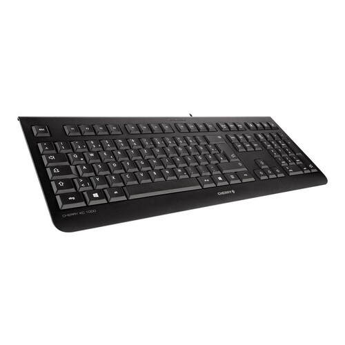 Cherry KC 1000 - Tastatur - Deutsch - Schwarz Produktbild Additional View 2 L