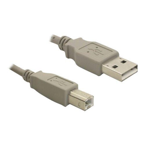Delock USB-Kabel - USB (M) zu USB Typ B (M) Produktbild Front View L