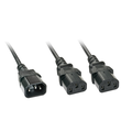 Lindy Netz-Splitter - IEC 60320 C14 zu power IEC 60320 C13 Produktbild Additional View 3 S