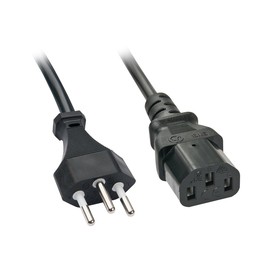 Lindy Stromkabel - Schweiz, 3-polig (M) zu power IEC 60320 C13 Produktbild