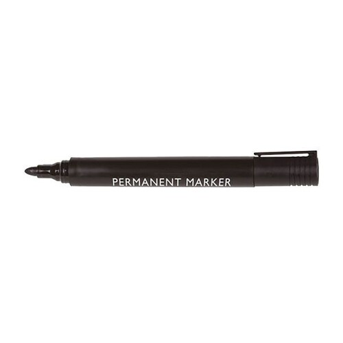 Permanentmarker 1,5-3mm Rundspitze schwarz BestStandard KF26045 Produktbild Front View L