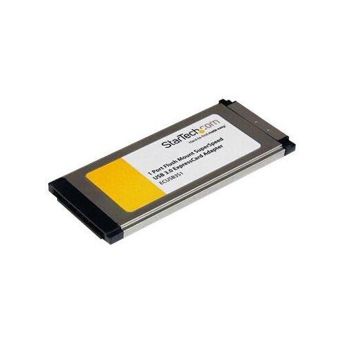 StarTech.com 1 Port USB 3.0 ExpressCard mit UASP Unterstützung - USB 3.0 Schnittstellenkarte für Lap Produktbild