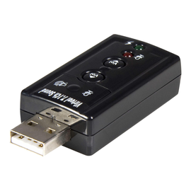 StarTech.com USB Audio Adapter 7.1 - USB auf Soundkarte Virtual 3D Soundeffekt 7.1 - Soundcard mit U Produktbild