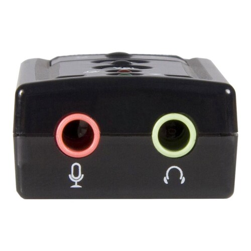 StarTech.com USB Audio Adapter 7.1 - USB auf Soundkarte Virtual 3D Soundeffekt 7.1 - Soundcard mit U Produktbild Additional View 3 L