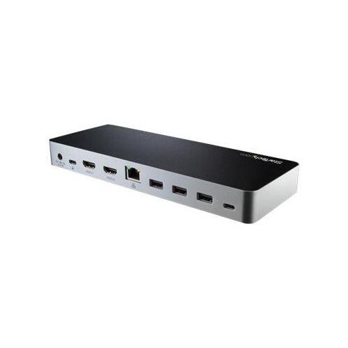 StarTech.com USB C Dockingstation für Zwei Monitore mit 60 W Power Delivery für Windows Laptops - US Produktbild Additional View 3 L