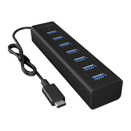 ICY BOX IB-HUB1700-C3 - Hub - 7 x SuperSpeed USB 3.0 Produktbild