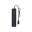 ICY BOX IB-HUB1700-C3 - Hub - 7 x SuperSpeed USB 3.0 Produktbild Additional View 2 S
