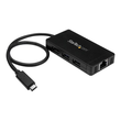 StarTech.com 3 Port USB 3.0 Hub mit USB-C und Gigabit Ethernet Produktbild