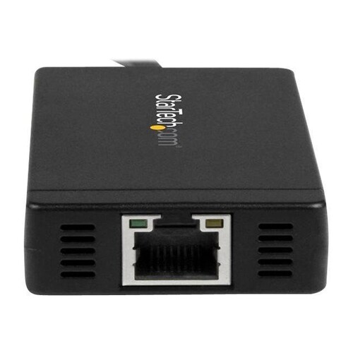 StarTech.com 3 Port USB 3.0 Hub mit USB-C und Gigabit Ethernet Produktbild Additional View 3 L