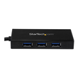 StarTech.com 3 Port USB 3.0 Hub mit Gigabit Ethernet Adapter aus Aluminum Produktbild