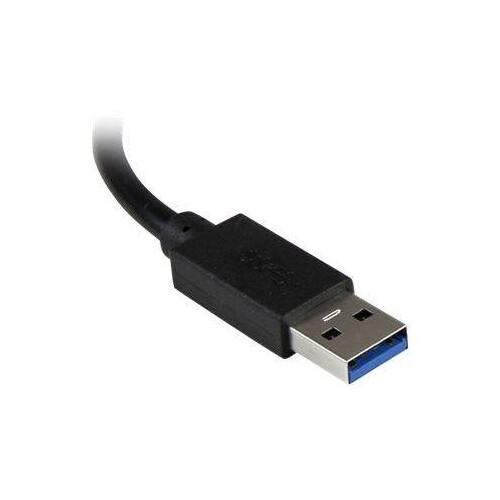 StarTech.com 3 Port USB 3.0 Hub mit Gigabit Ethernet Adapter aus Aluminum Produktbild Additional View 1 L