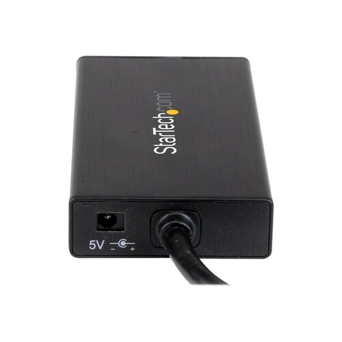 StarTech.com 3 Port USB 3.0 Hub mit Gigabit Ethernet Adapter aus Aluminum Produktbild Additional View 4 L