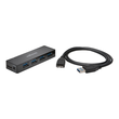Kensington UH4000C - Hub - 4 x SuperSpeed USB 3.0 Produktbild Additional View 1 S