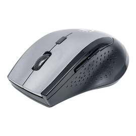 Manhattan Curve Wireless Mouse, Grey/Black, Adjustable DPI (800, 1200 or 1600dpi) Produktbild