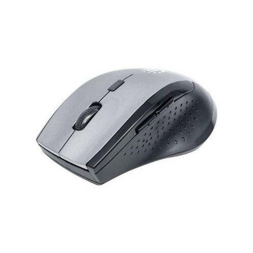Manhattan Curve Wireless Mouse, Grey/Black, Adjustable DPI (800, 1200 or 1600dpi) Produktbild Additional View 3 L