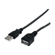 StarTech.com 1,8m USB 2.0 A Verlängerungskabel - Stecker / Buchse - USB Verlängerung - Schwarz - USB Produktbild