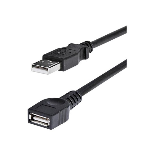 StarTech.com 1,8m USB 2.0 A Verlängerungskabel - Stecker / Buchse - USB Verlängerung - Schwarz - USB Produktbild Additional View 1 L