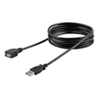 StarTech.com 1,8m USB 2.0 A Verlängerungskabel - Stecker / Buchse - USB Verlängerung - Schwarz - USB Produktbild Additional View 2 S
