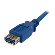 StarTech.com 1 m SuperSpeed USB 3.0 Verlängerungskabel - USB 3 Typ-A Kabel Verlängerung - Stecker/ B Produktbild Additional View 1 S