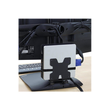 Ergotron DS100 - Aufstellung - horizontal - für 2 LCD-Displays - Aluminium, Stahl - Schwarz - Bildsc Produktbild Additional View 2 S