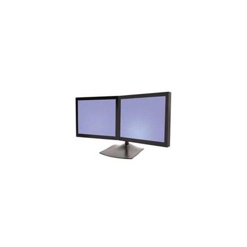 Ergotron DS100 - Aufstellung - horizontal - für 2 LCD-Displays - Aluminium, Stahl - Schwarz - Bildsc Produktbild Additional View 4 L