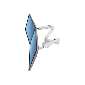 Ergotron LX Dual Side-by-Side Arm - Befestigungskit (Spannbefestigung für Tisch, Stange, 2 Gelenkarm Produktbild