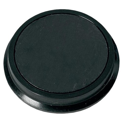 Haftmagnete ø 24mm 300g Haftkraft schwarz (PACK=10 STÜCK) Produktbild Front View L