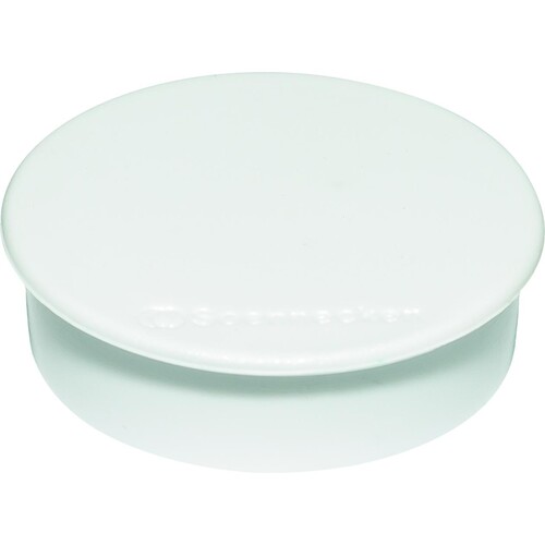 Haftmagnete ø 32mm 800g Haftkraft weiß (PACK=10 STÜCK) Produktbild Front View L